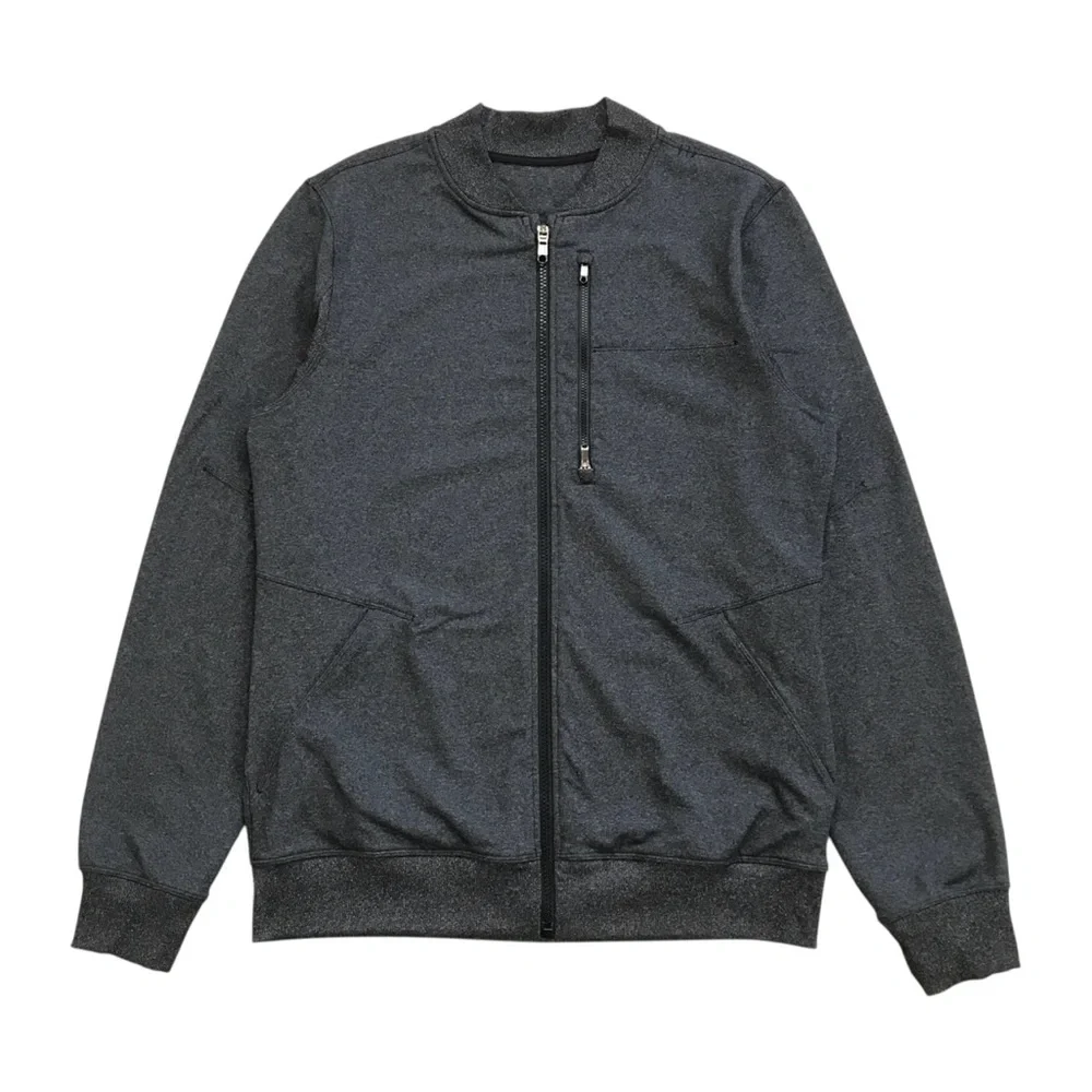 Lululemon Athletica Gray Bomber Jacket - Picture 2 of 3